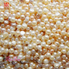 7-8mm Button Round Freshwater Pearl Beads